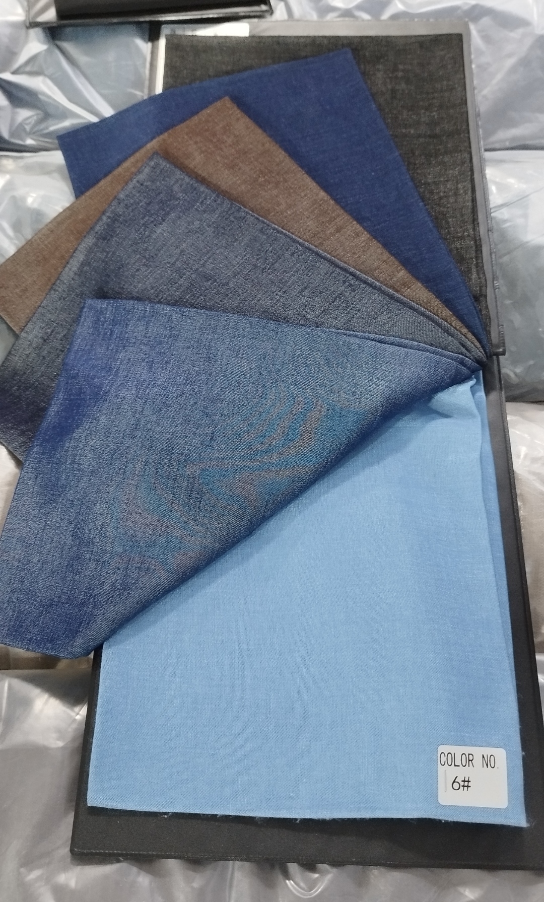 پارچه تنسل در ۶ رنگ